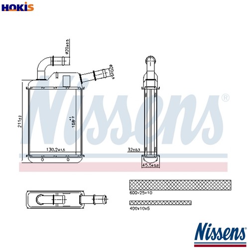 Heat exchanger interior - heat,