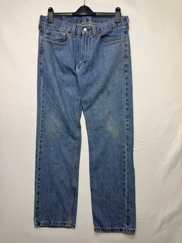 Levi 505 classic blue denim - blue,