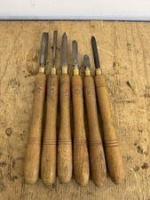 W.marples Wood Lathe Tools x6