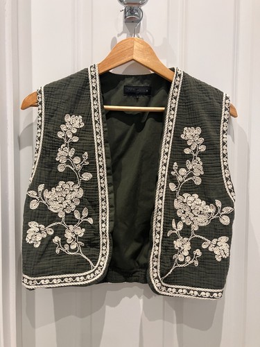 Zara floral embroidered - zara,,