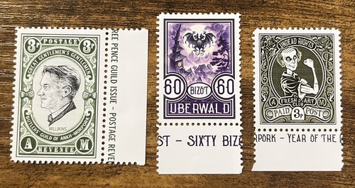 Discworld stamps edges - discworld,