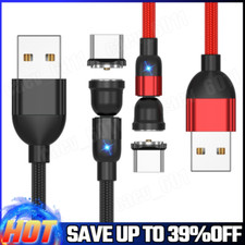 Magnetic Lead Fast Charging 3 in 1 5 Pin USB Cable Phone Charger Type-C Micro