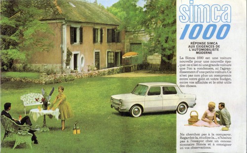 Simca 1000 french market - 1000,
