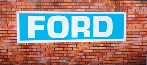 Ford banner tractor - ford, shed