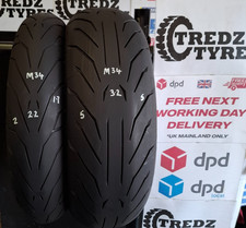 Pirelli Angel GT   190/55/17 &120/70/17 Motorcycle Tyres Partworn M34