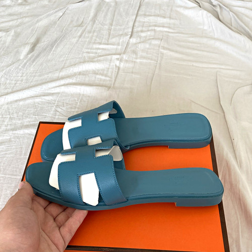 Hermès blue sandals
