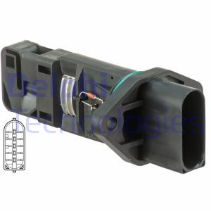 Mass air flow sensor for - flow,