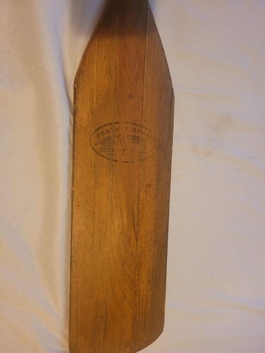 Vintage wooden paddle long - vintage, 48"