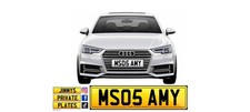 Amy private number plate. Ms Amy personal registration. cherished transfer.