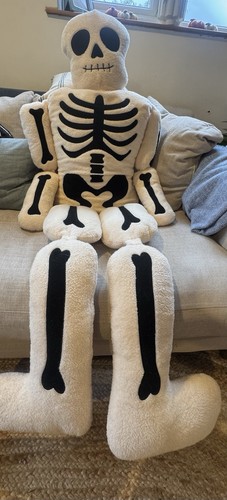 Skeleton halloween teddy - skeleton,