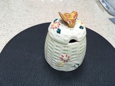 Vintage jam/honey pot with lid