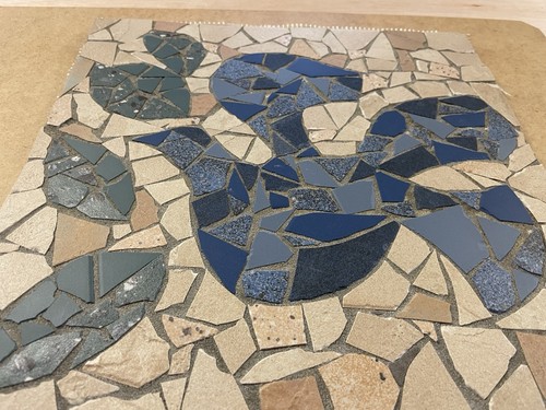 Ceramic tile mosaic - ceramic, sq