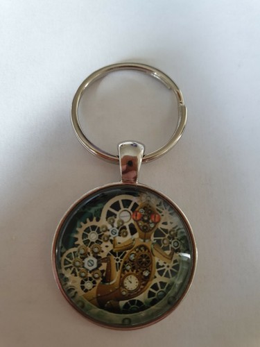 Lizard art keyring birthday - lizard,
