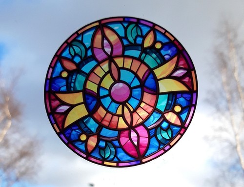 Decorative stained glass - stained,