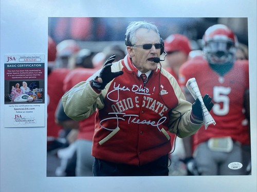 Jim tressel autographed signed - tressel,