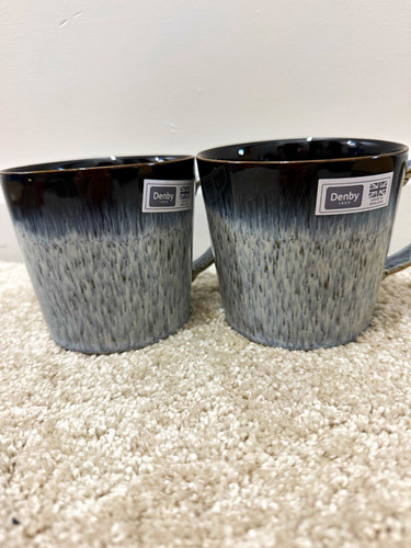 Denby halo ceramic mugs set - denby,