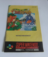 SUPER MARIO WORLD 2 YOSHI'S ISLAND SUPER NINTENDO / SNES INSTRUCTION BOOKLET