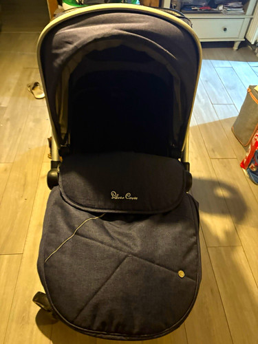 Silver cross single pram - single, blue