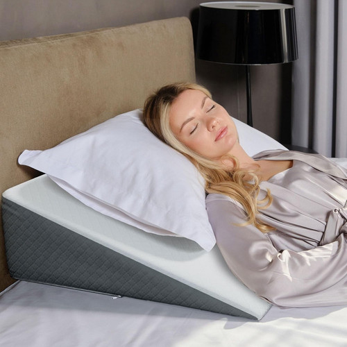 Bed wedge pillow for sleep - pillow,