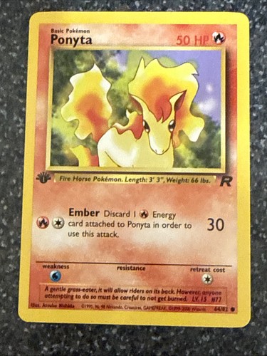 Pokémon 1st edition rocket