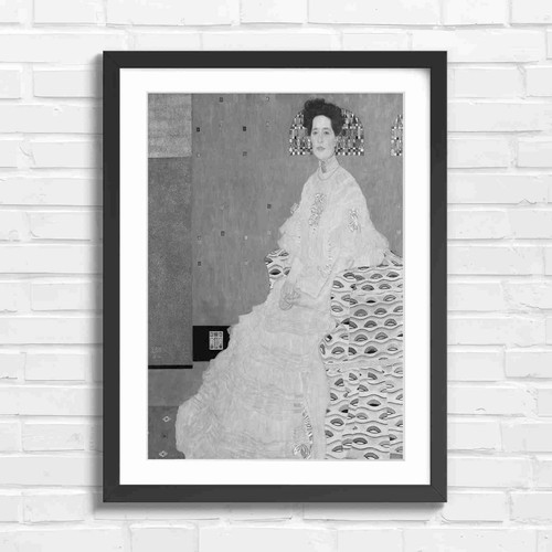 Art nouveau woman white - woman, in