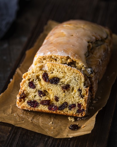 Vegan fruit loaf cake - loaf, cake: