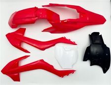 Pit Bike Red Full Plastics Fairing Set For Symoto SYK Models. KTM 65 Style