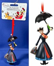 New - MARY POPPINS Flying with PARROT UMBRELLA - Disney SKETCHBOOK ORNAMENT 2015