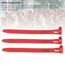 Red Chicken Leg Rings 1-100