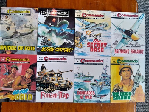 Eight commando comics bundle - eight,