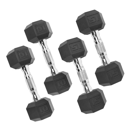 Cap rubber hex dumbbell - cap, 50