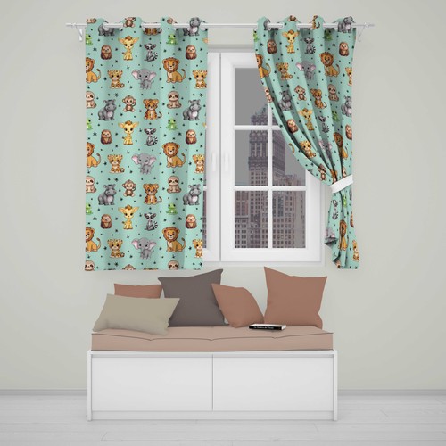 Blackout eyelet curtains - blackout,