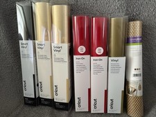 7 Rolls Of Cricut Vinyl  
