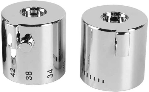 Shower control handle pair - shower,