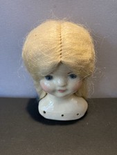 Charming Vintage China Doll Making Kit Comprising Head, Arms and Legs.