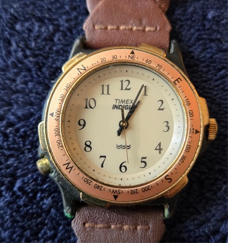 Vintage timex safari indiglo - safari,