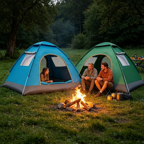 Man instant pop - pop, tent