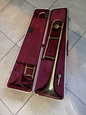 Brass Trombone with Case and