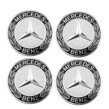 4x Mercedes Black Alloy Wheel