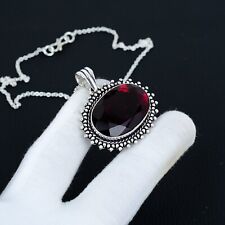 Red Garnet Necklace Handmade