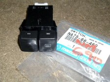Heated rear window switch