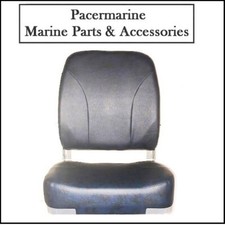 Deluxe Marine Folding Helm Seat Blue