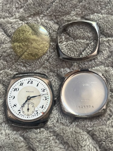Silver cased trench watch - silver, by