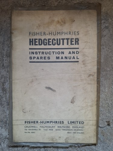 Fisher humphries hedge cutter - fisher,