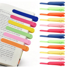 3Pcs Automatic Bookmark, Smart Bookmarks for Women Men Book Accessories Silicone