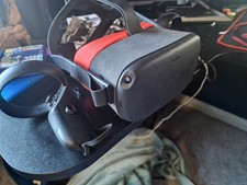 Oculus Quest 1 Virtual Reality With Perfectly Working Controllers+Comfort Strap