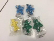 5 x kellogg's 1980 snap crackle & pop figures (premium gifts)