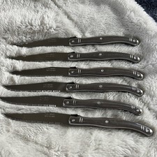 Set of 6 steak table knives LAGUIOLE IONX TREMPE 