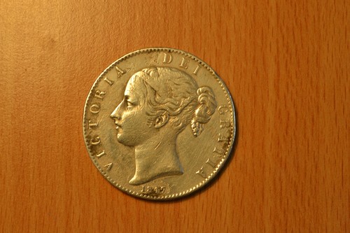Young victoria head silver - head,