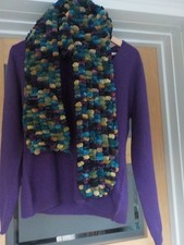 New Long Jewel Coloured Scarf